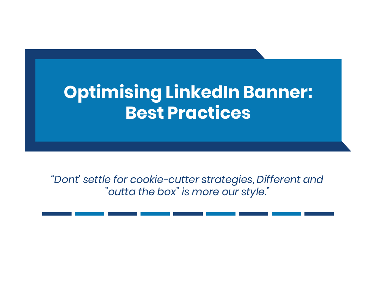 Best practice when creating your banner image on LinkedIn
