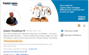 Adam's LinkedIn Profile
