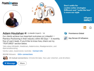 Adam Houlahan LinkedIn